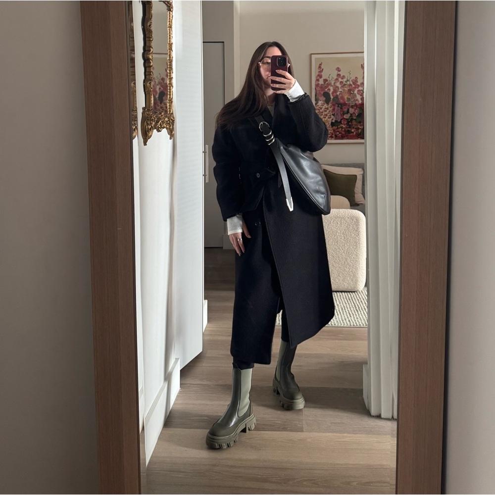 Ganni Green Chelsea Boot - Picture 6 of 7